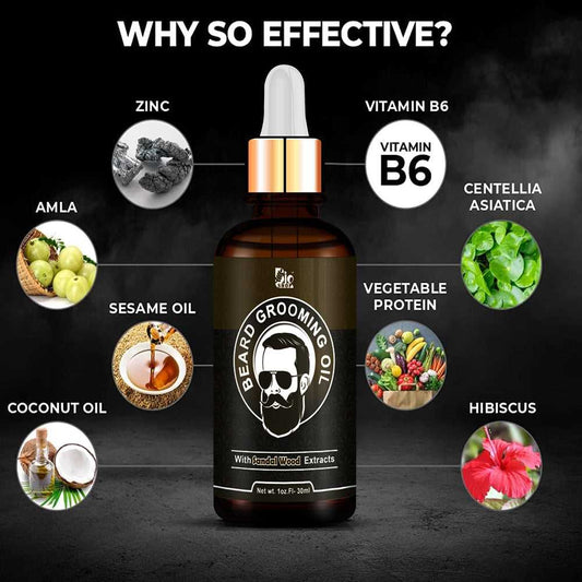 Beard Oil – Herbal Nourish | Natural Growth & Grooming Care