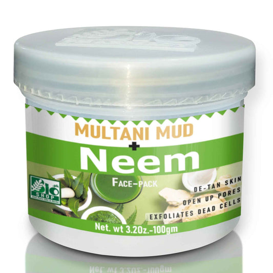 Multani Mitti + Neem Face Pack Powder in Pakistan – Herbal Nourish | Natural Acne & Oil Control