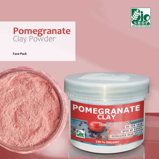 Pomegranate Clay Mask Powder – Herbal Nourish | Natural Glow & Anti-Aging