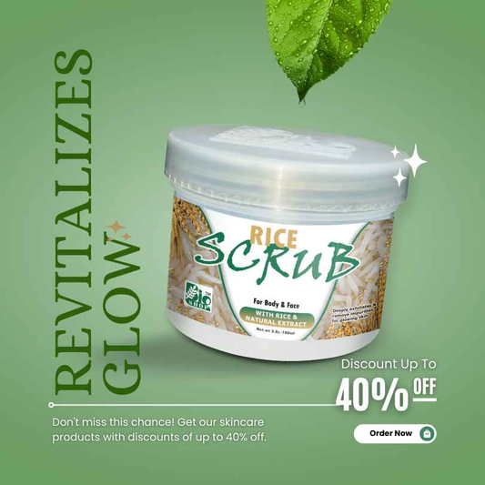 Rice Scrub in Pakistan – Herbal Nourish | Natural Exfoliation & Skin Brightening