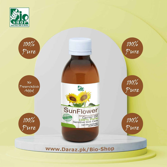 30ML Sunflower Oil in Pakistan – HerbalNourish.pk | Natural Skin Moisturizer & Hair Strengthener